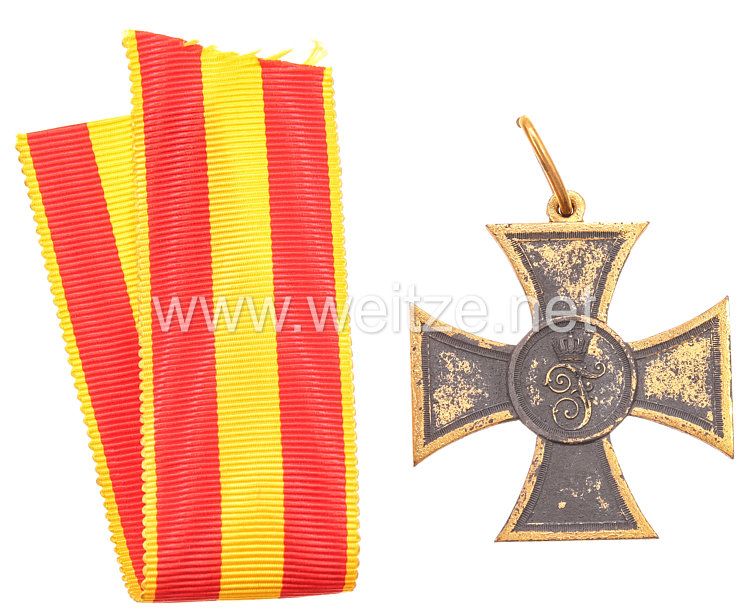 Baden Kreuz für freiwillige Kriegshilfe 1914 - 1916 Bild 2