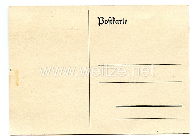 III. Reich - farbige Propaganda-Postkarte - " aufwärts! Deutscher Luftsport-Verband " Bild 2