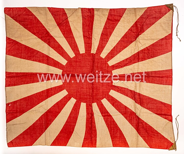 Japan 2. Weltkrieg Kaiserlich Japanische Marine, Gefechtsflagge der aufgehenden Sonne (Kyokujitsuki) Bild 2