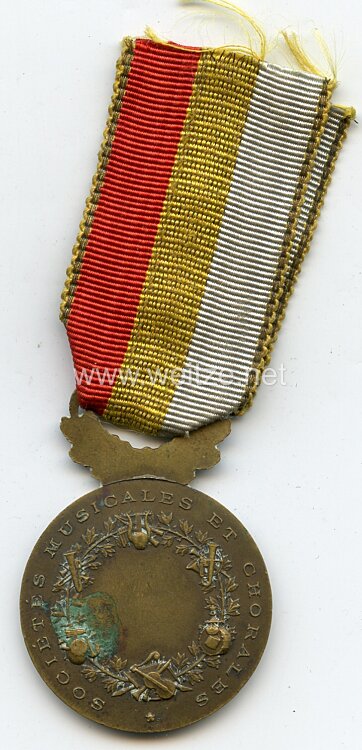 Frankreich "Médaille Societes Musicales et Chorals" Bild 2