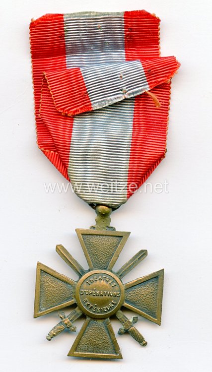Frankreich "Croix de guerre des Théâtres d'opérations extérieurs" mit Palme  Bild 2