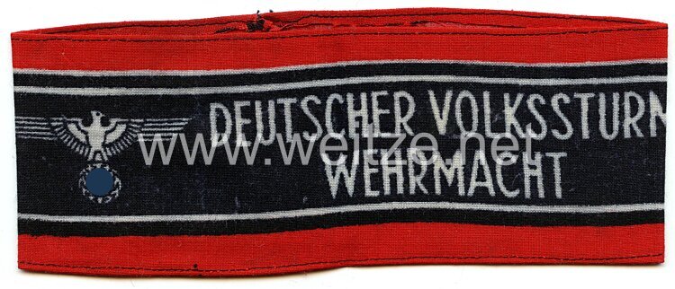Armbinde "Deutscher Volkssturm Wehrmacht" Bild 2