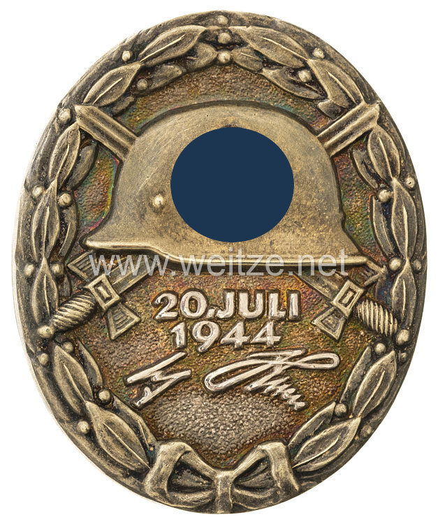 Verwundetenabzeichen "20. Juli 1944" in Gold Bild 2