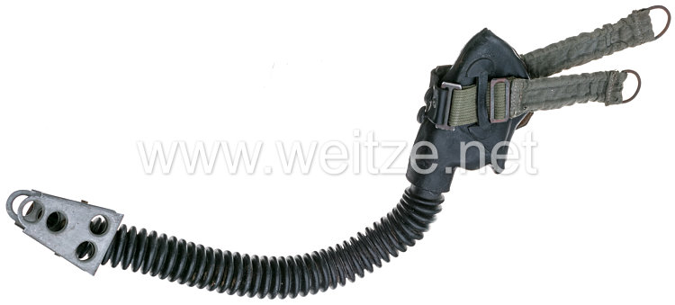 Luftwaffe Sauerstoffmaske für Piloten Baumuster "6701 2" Bild 2