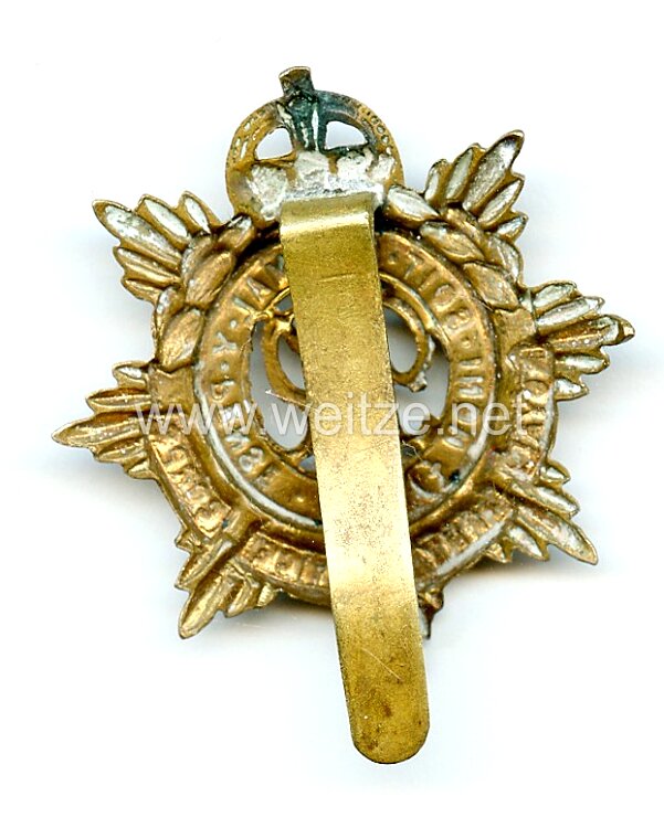 England Schirmmützenabzeichen " Royal Army Service Corps  "  Bild 2