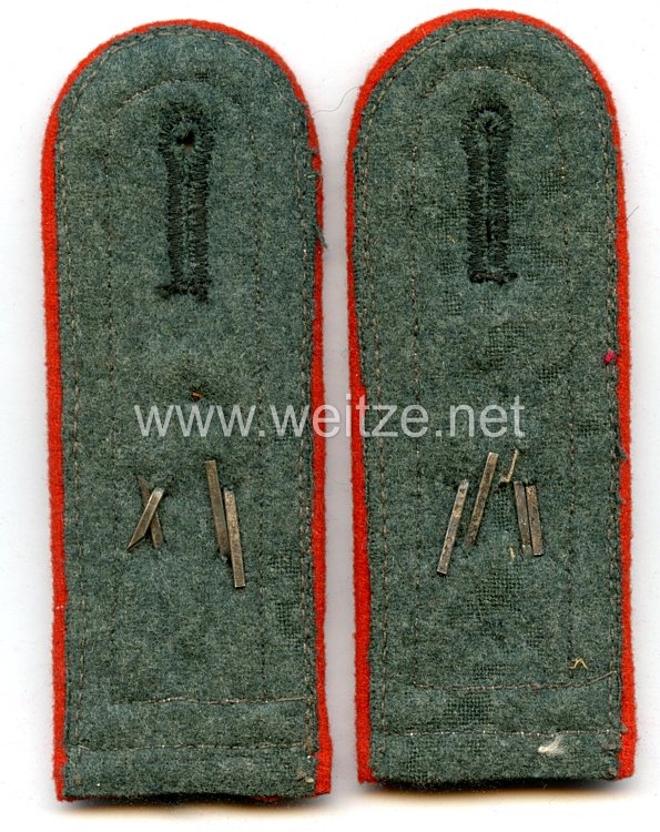 Wehrmacht Heer Paar Schulterstücke für einen Oberfeldwebel im Artillerie Rgt.52 Bild 2