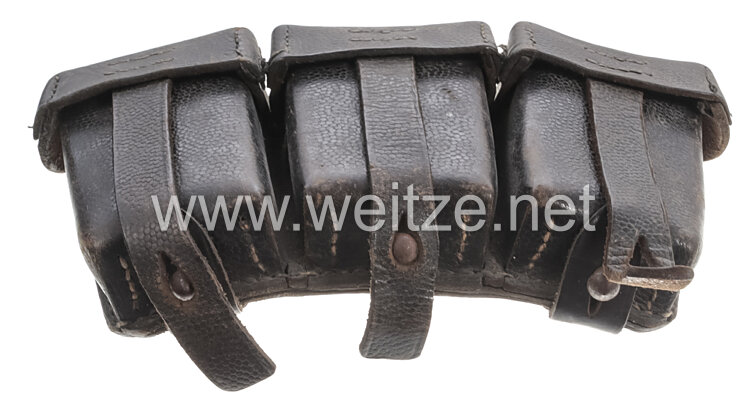 Wehrmacht dreiteilige Patronentasche für das Gewehr 98 Bild 2