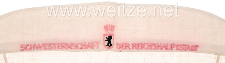 III.Reich Hauben-Tuch Schwesternschaft der Reichshauptstadt Bild 2