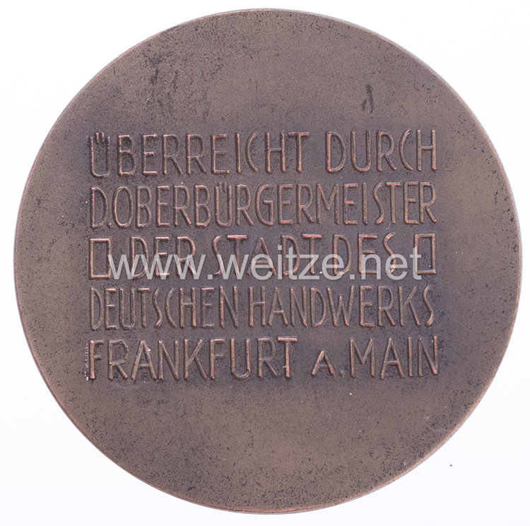 NSFK silberne Erinnerungs-Medaille "Erste Internationale Luftrennen Frankfurt a.M. 30.-31.Juli 1938" Bild 2