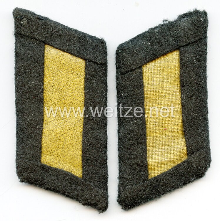 Wehrmacht Heer Paar Kragenspiegel für Offiziere der Infanterie Bild 2