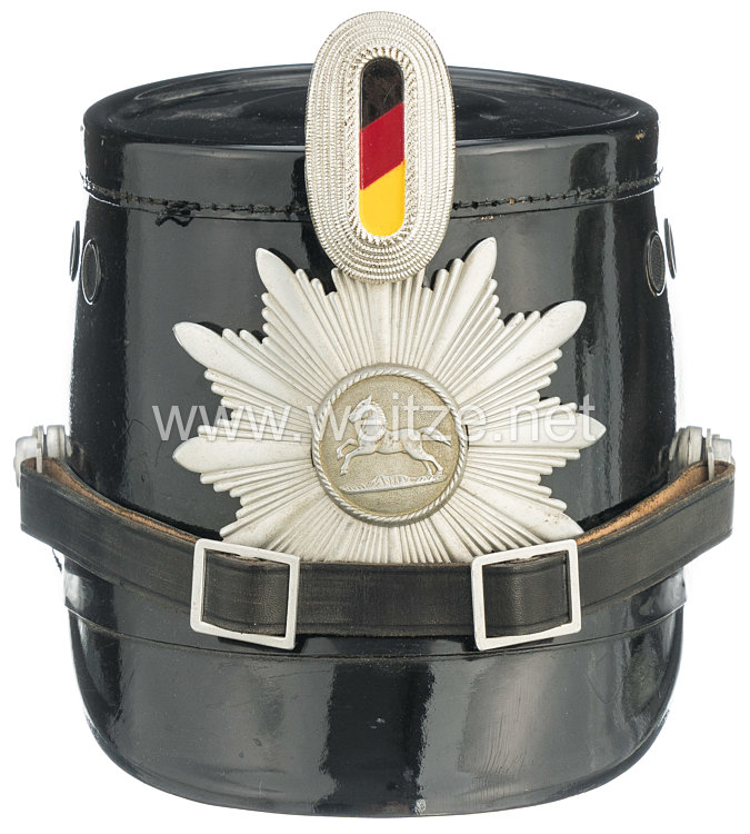 Bundesrepublik Deutschland ( BRD ) Niedersachsen Polizeitschako für Mannschaften Bild 2