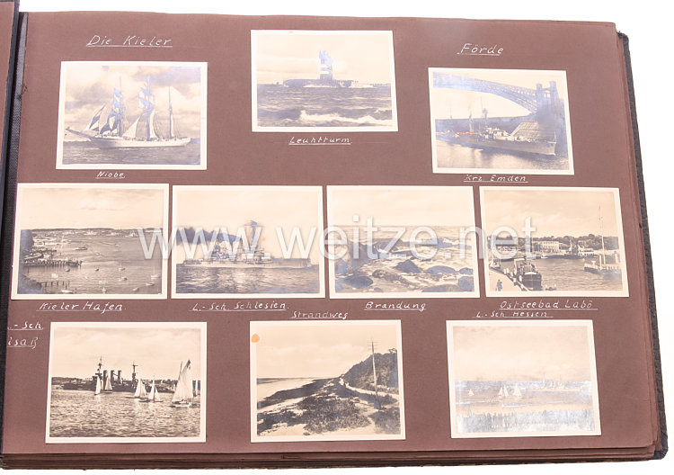 Reichsmarine Fotoalbum, Angehöriger vom Linienschiff "Hessen" auf Mittelmeerreise 1930 Bild 2