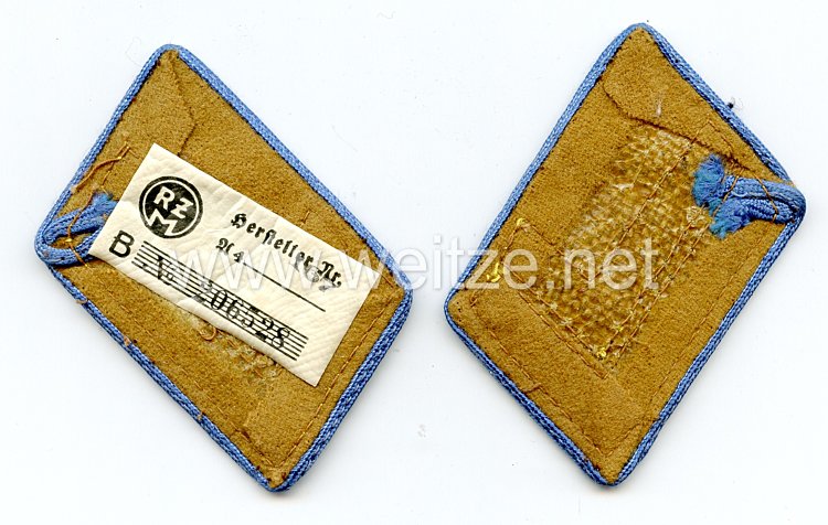 NSDAP Paar Kragenspiegel für einen Zellenleiter in der Ortsgruppe, 1936 bis 1939 Bild 2