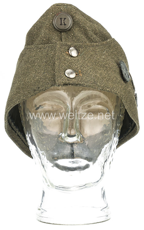 Österreich/ K.u.K.-Monarchie 1. Weltkrieg Schirmlose Feldgraue Feldkappe Modell 1916 für Mannschaften Infanterie Bild 2