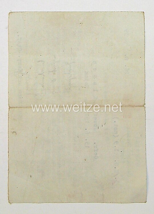Wehrmacht Personalausweis zur Verwendung als Hilfskrankenträger Bild 2