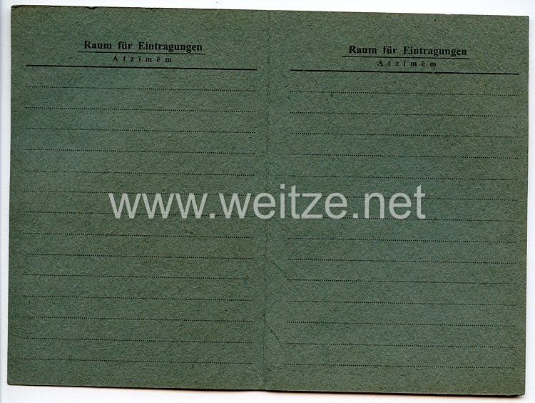 Waffen-SS - Lettische Freiwilligen-Legion - Ausweis der Waffen-SS " Ostland " Bild 2
