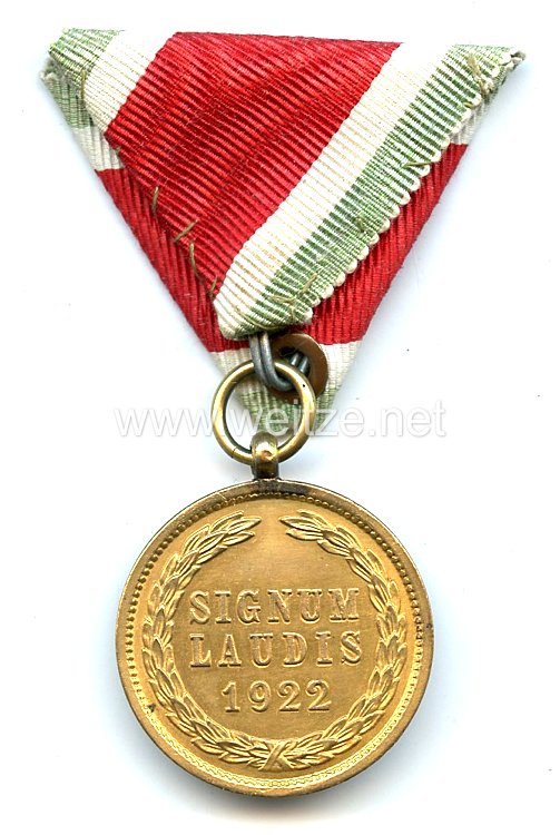 Ungarn Signum Laudis Medaille, 1922 Bild 2