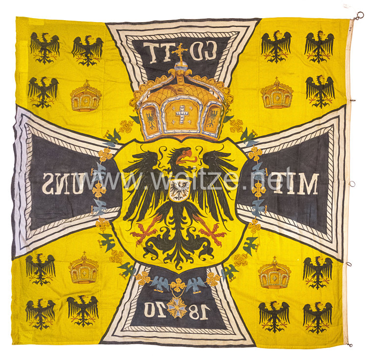 Deutsches Reich - Große Anwesenheitsstandarte des Kaisers Wilhelm II.  Bild 2