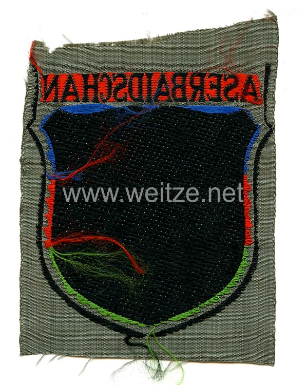 Wehrmacht Heer Ärmelschild für Freiwillige "Aserbaidschan" Bild 2