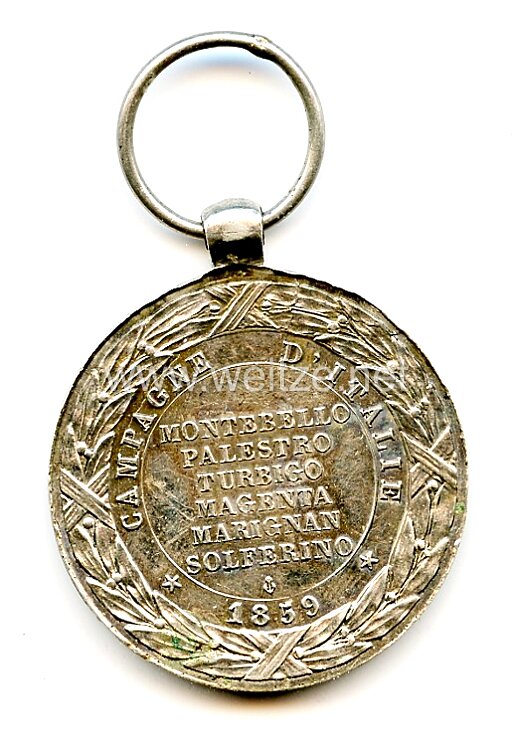 Frankreich Medaille de la Campagne d'Italie (1859) Bild 2