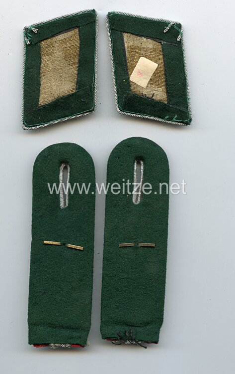 Luftwaffe Paar Kragenspiegel und Schulterstücke für einen Beamten Bild 2