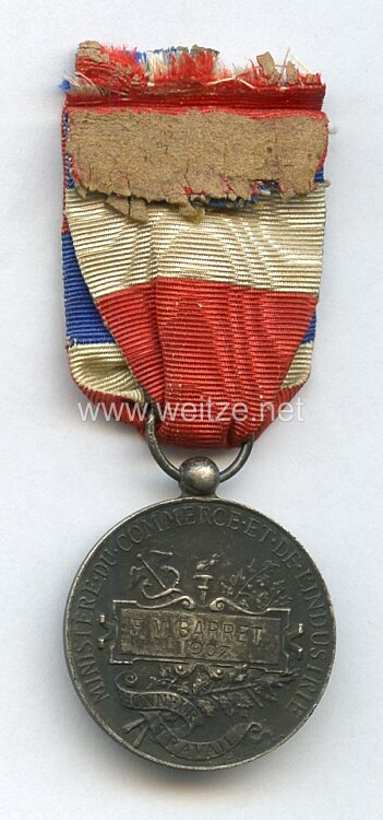 Frankreich "Médaille Travail Commerce Industrie " Bild 2