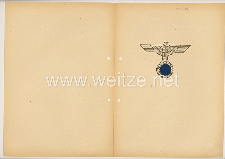 Ehrenblatt des deutschen Heeres - Ausgabe vom 14. Dezember 1942 Bild 2