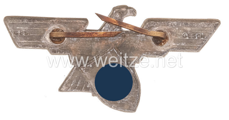 III. Reich Werkschutz Schirmmützenadler für Mannschaften Bild 2