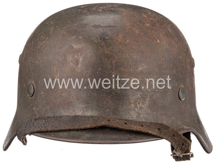Wehrmacht Stahlhelm M 35 mit 1 Emblem  Bild 2