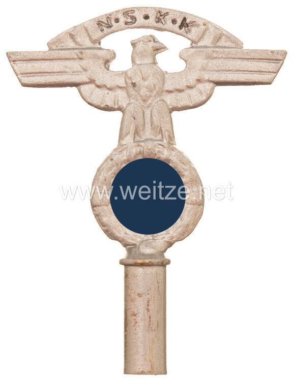Nationalsozialistisches Kraftfahrkorps (NSKK) kleiner Adler für einen Kfz-Stander oder Tischwimpel Bild 2